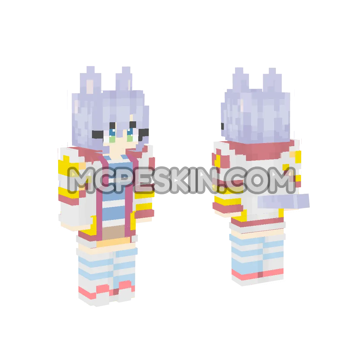 Cat M 3 4D Minecraft Bedrock skin