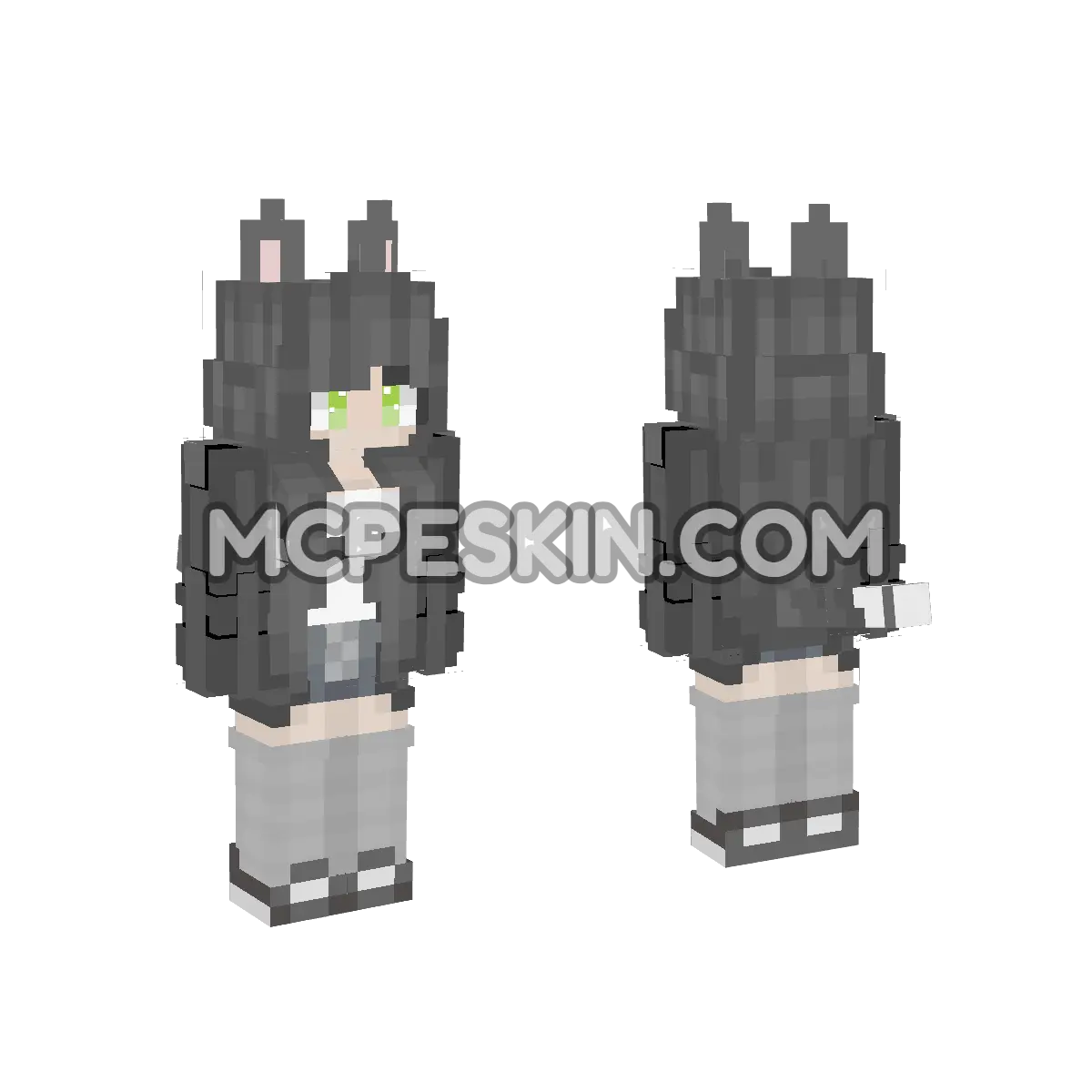 Cat M 4 4D Minecraft Bedrock skin