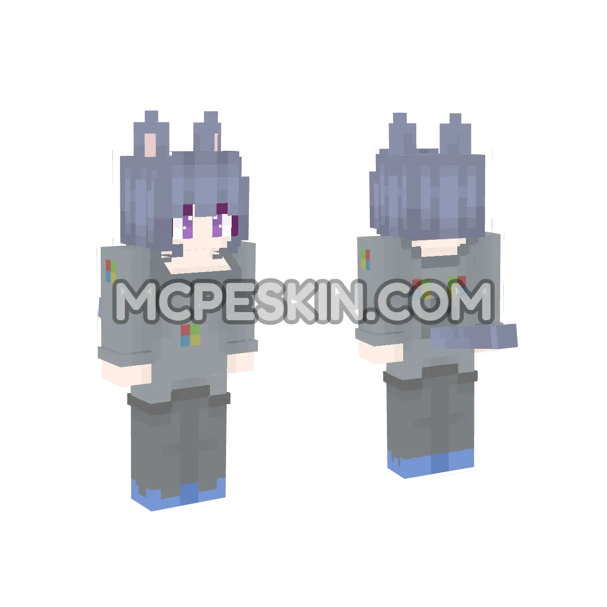 Cat M 4D Minecraft Bedrock skin