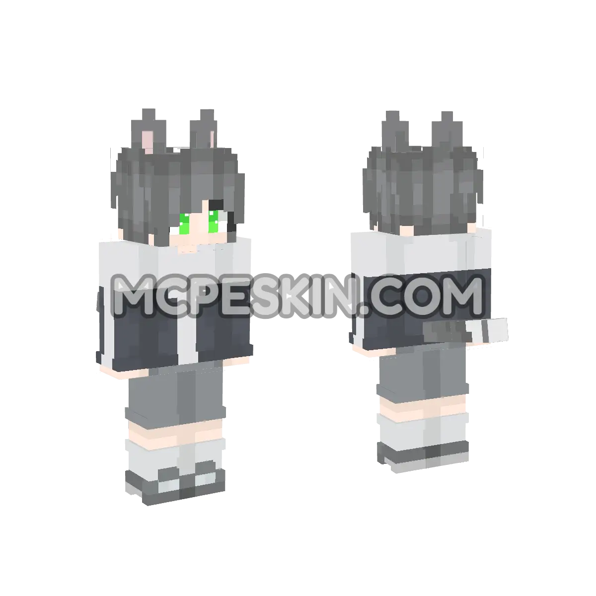 Cat M 5 4D Minecraft Bedrock skin