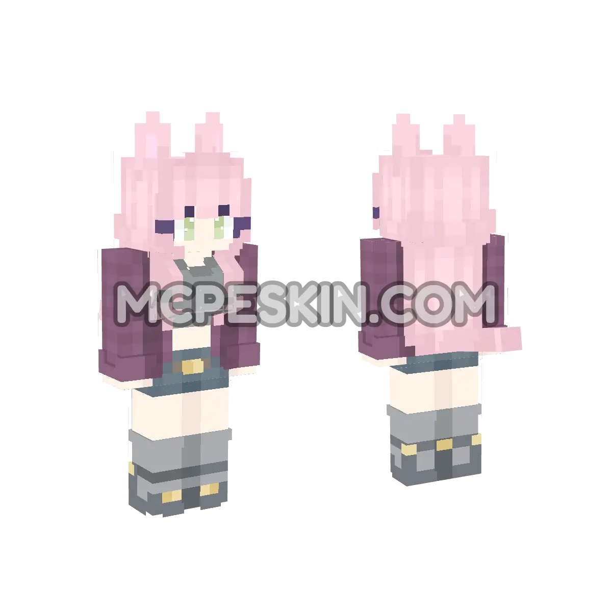 Cat M 6 4D Minecraft Bedrock skin