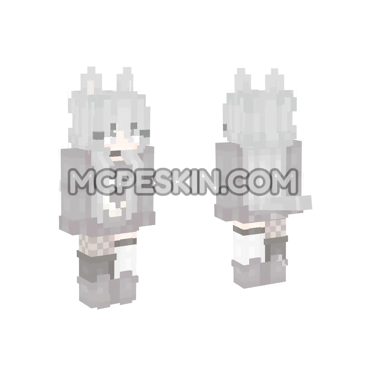 Cat M 7 4D Minecraft Bedrock skin