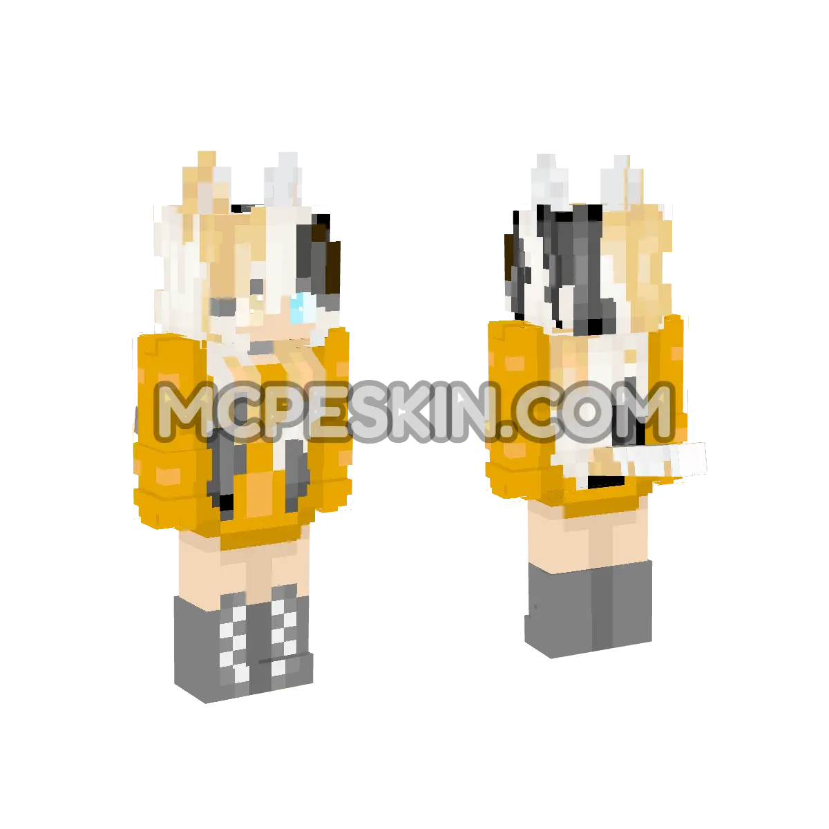 Cat M 9 4D Minecraft Bedrock skin