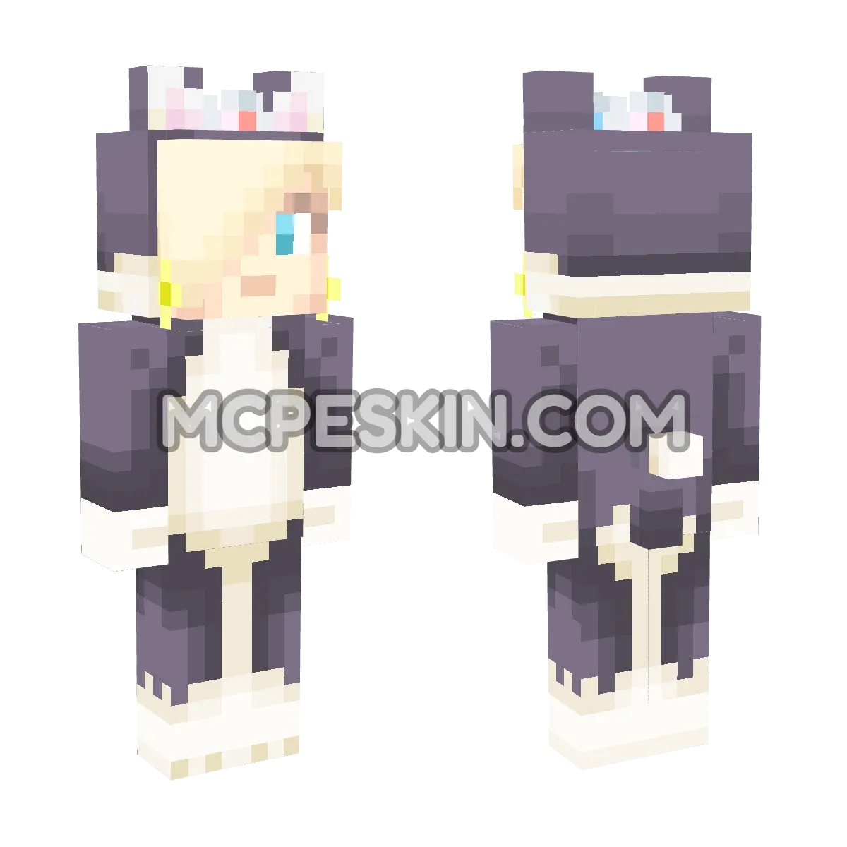 Cat Rosalina 4D Minecraft Bedrock skin