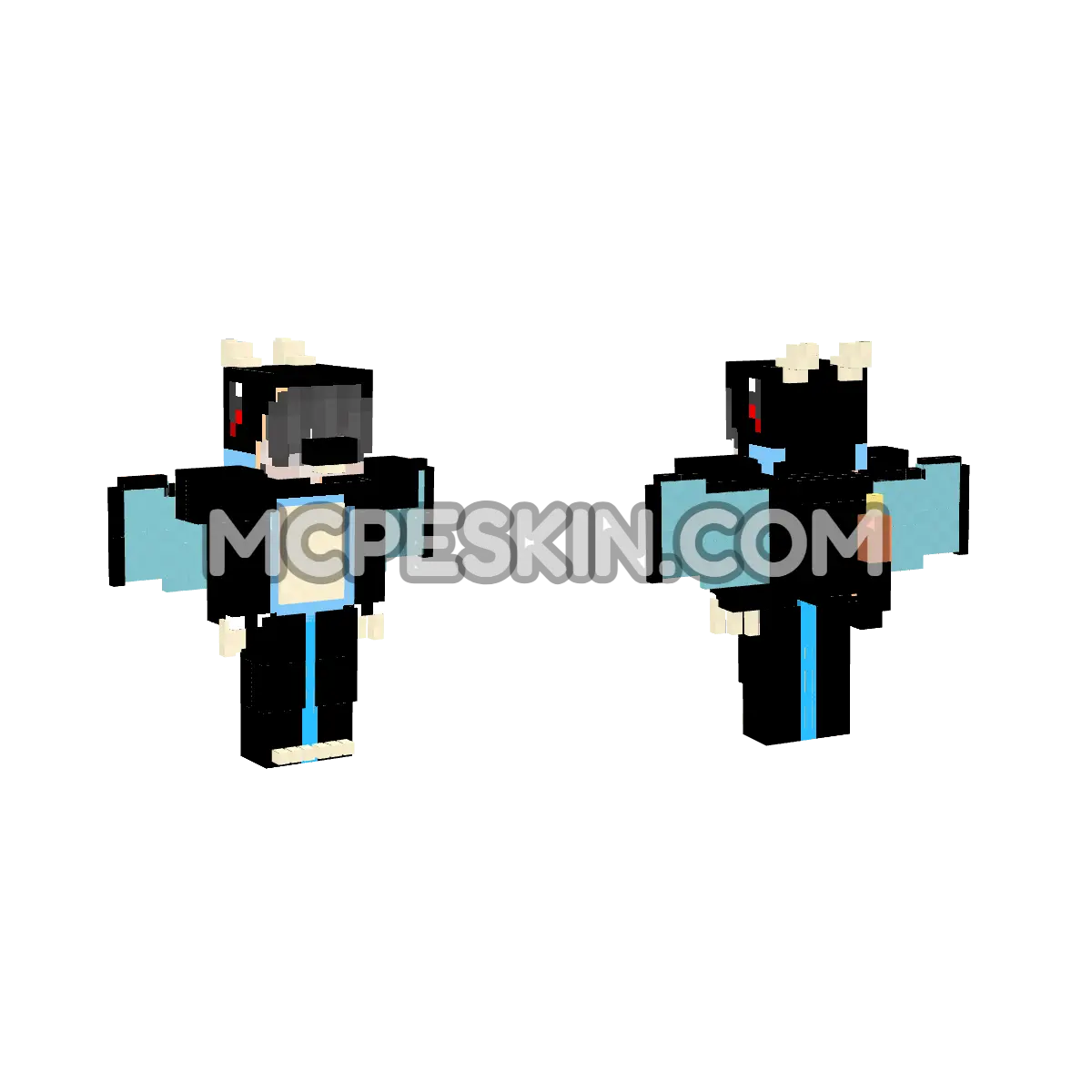 Charizard X 2 4D Minecraft Bedrock skin