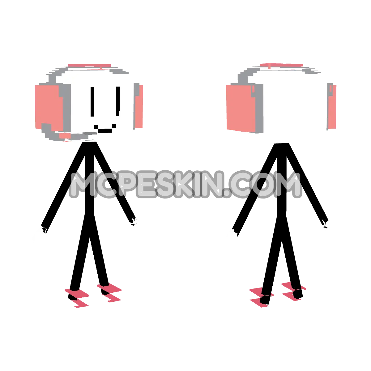 Charles Calvin 4D Minecraft Bedrock skin