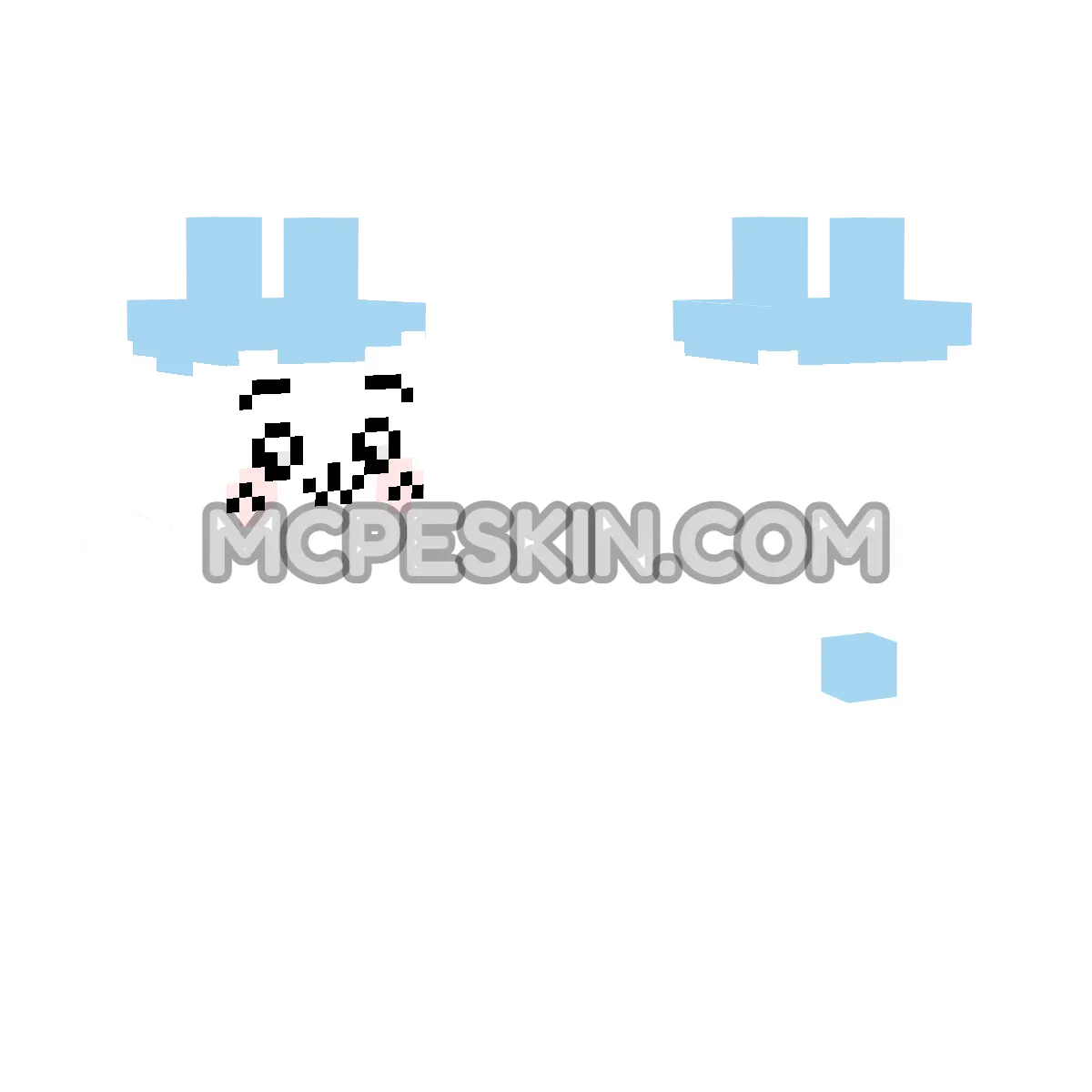 Chiikawa: Hachiware 4D Minecraft Bedrock skin