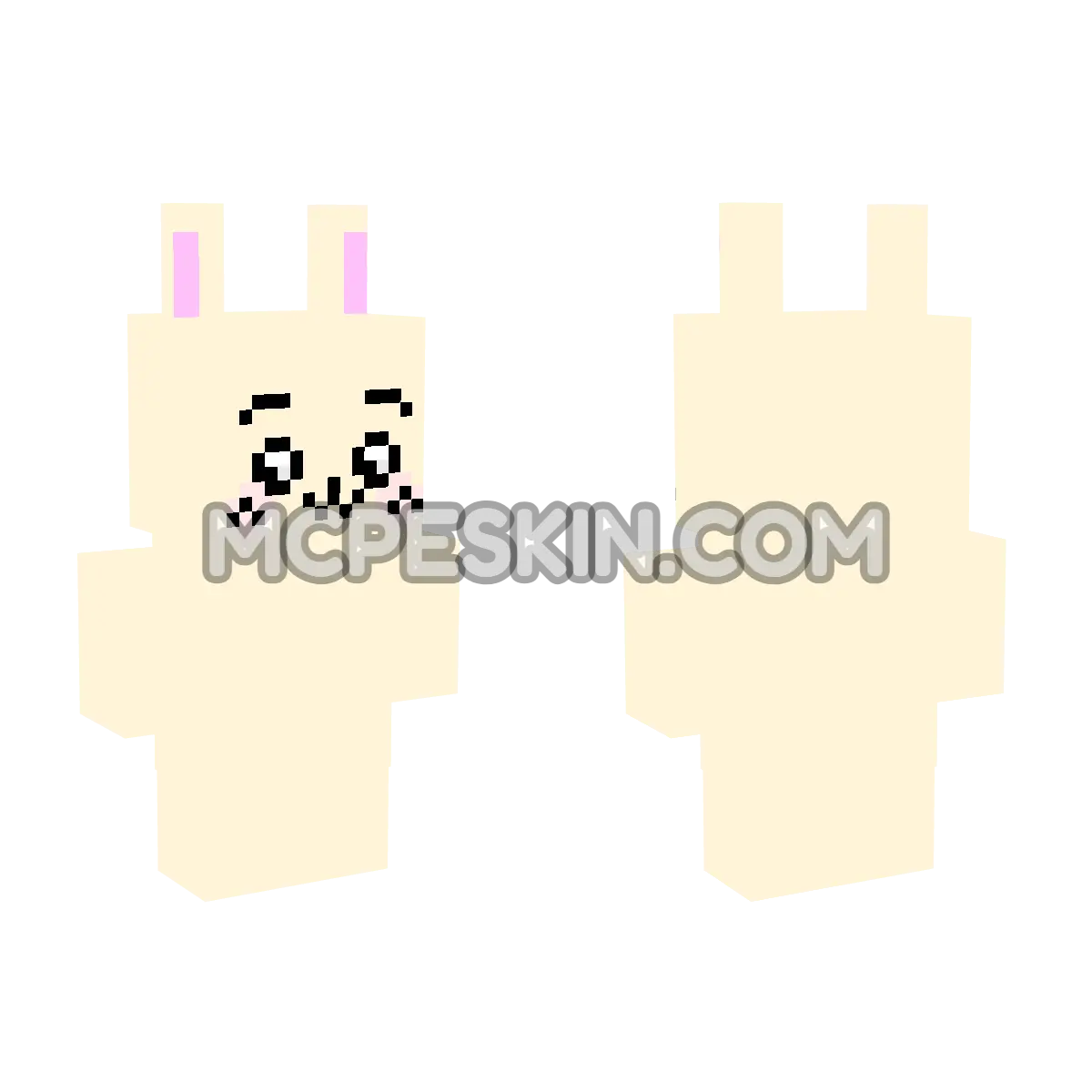 Chiikawa: Usagi 4D Minecraft Bedrock skin