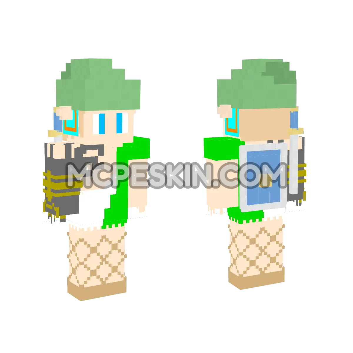 Cool Link 4D Minecraft Bedrock skin