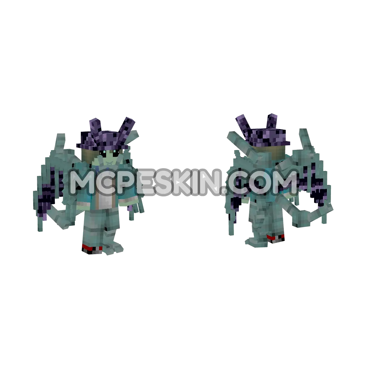 Corona V 4D Minecraft Bedrock skin
