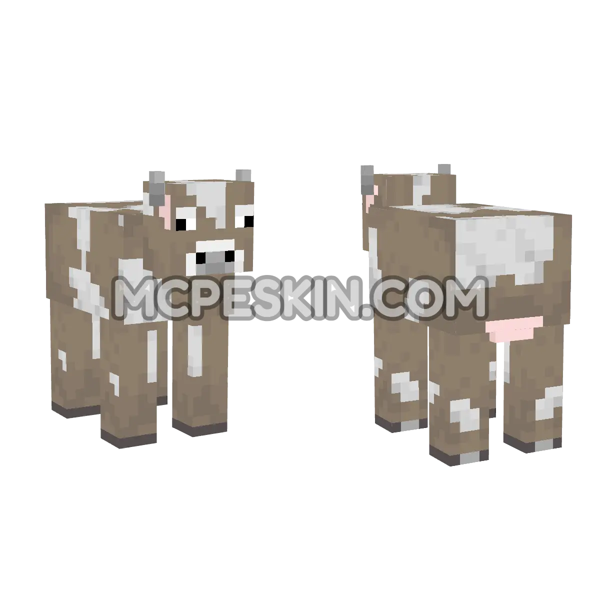 cow 4D Minecraft Bedrock skin