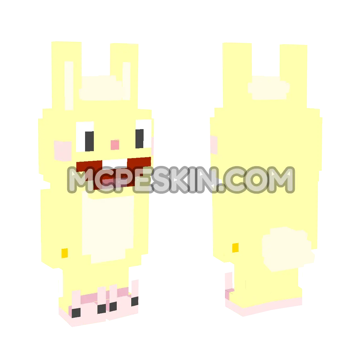 Cuddles 4D Minecraft Bedrock skin
