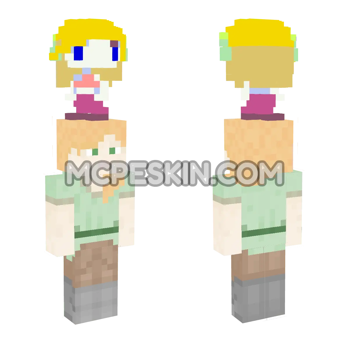 Curly 4D Minecraft Bedrock skin