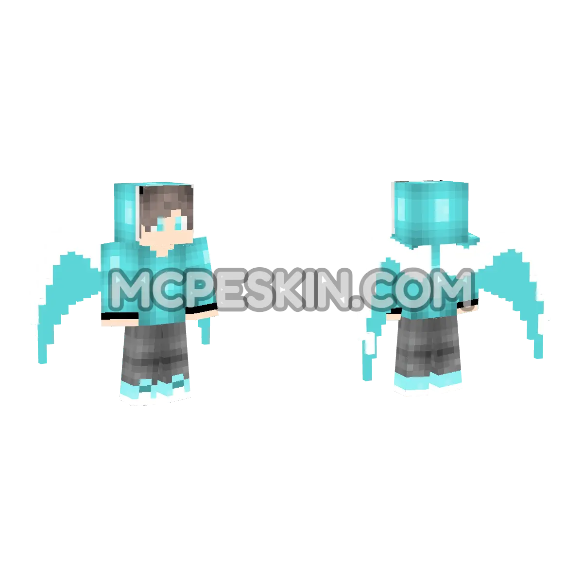 Cuteboy Shirt 4D Minecraft Bedrock skin