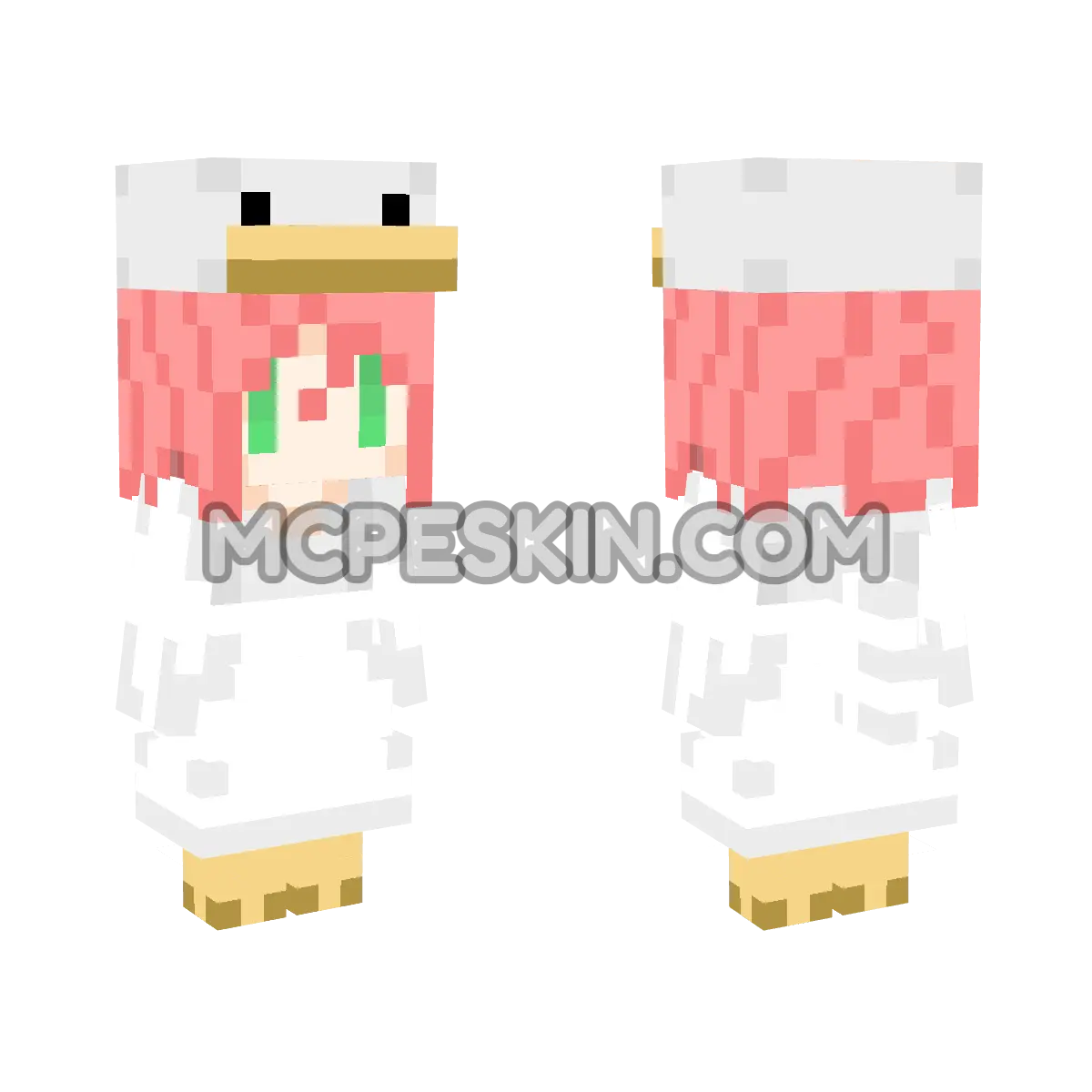 CuteMob Chicken 4D Minecraft Bedrock skin