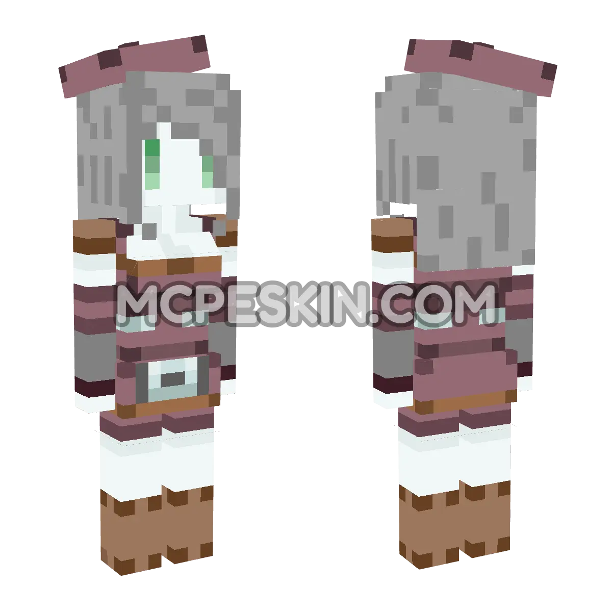 CuteMob Pillager 4D Minecraft Bedrock skin