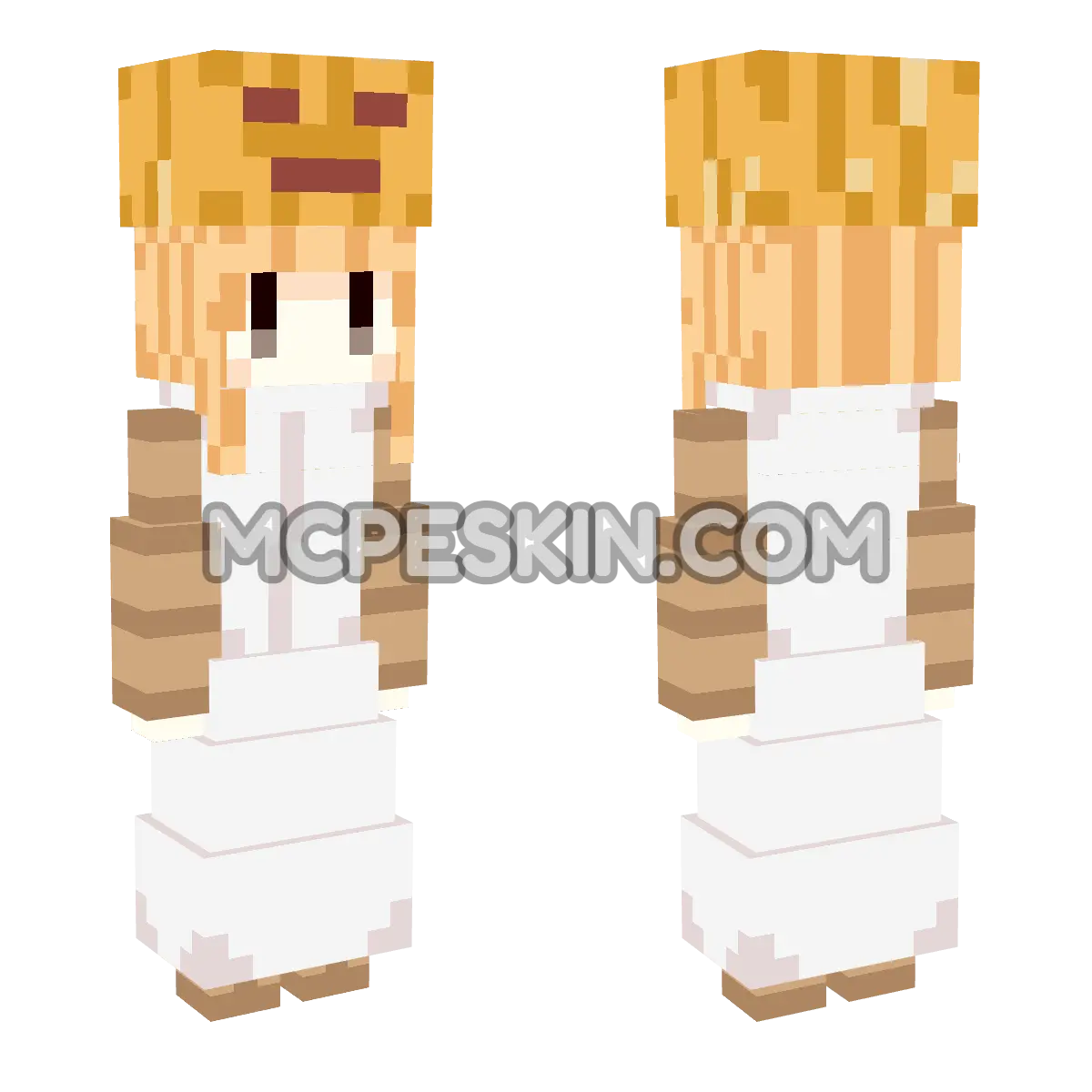 CuteMob Snowgolem 4D Minecraft Bedrock skin
