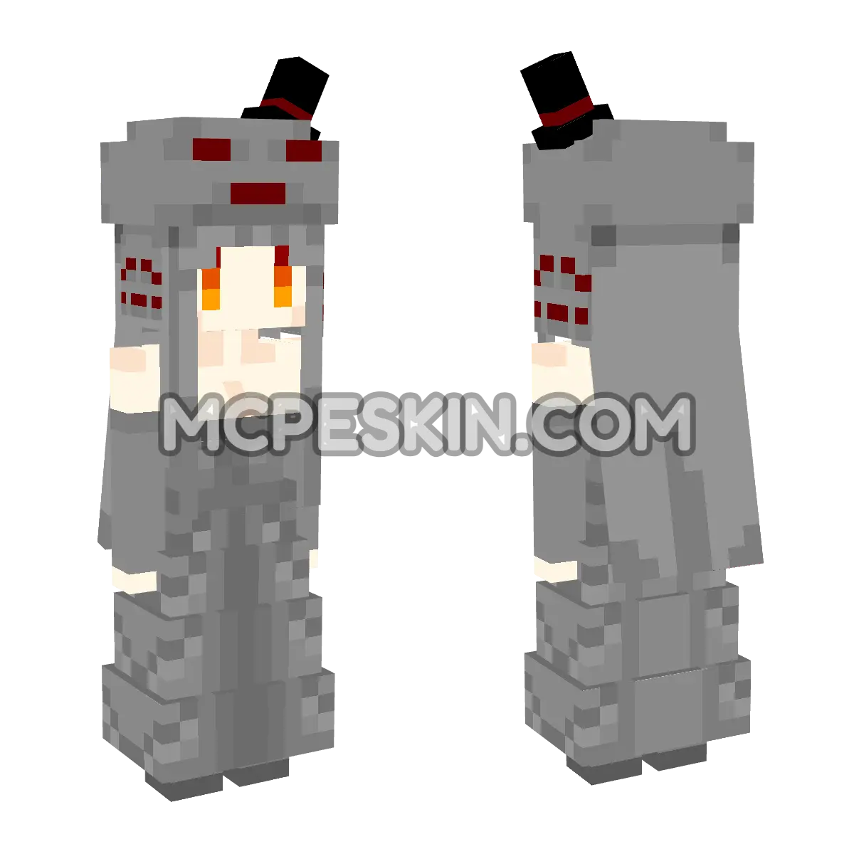 CuteMobGigant Ghast 4D Minecraft Bedrock skin