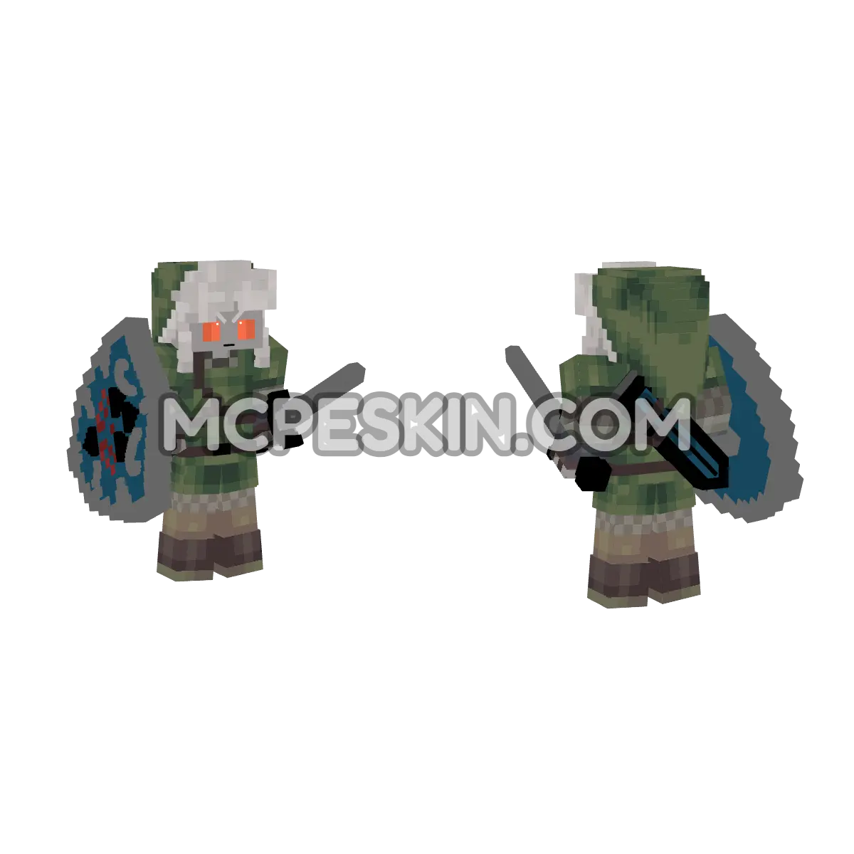 Dark Link 4D Minecraft Bedrock skin