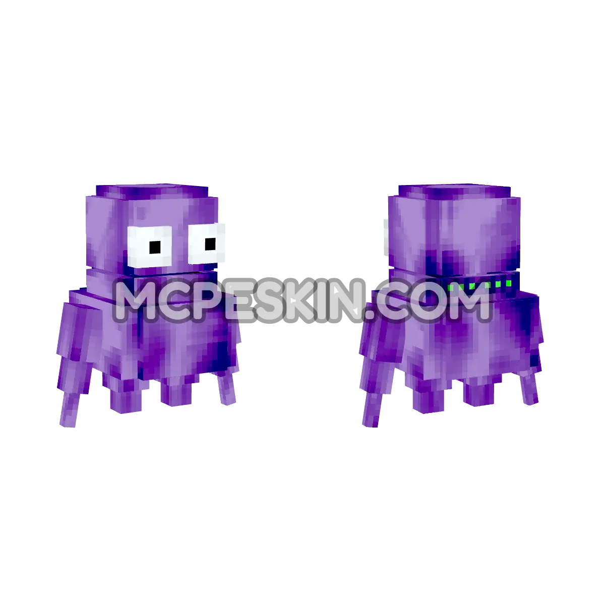 Dark Purple Little REPO 4D Minecraft Bedrock skin