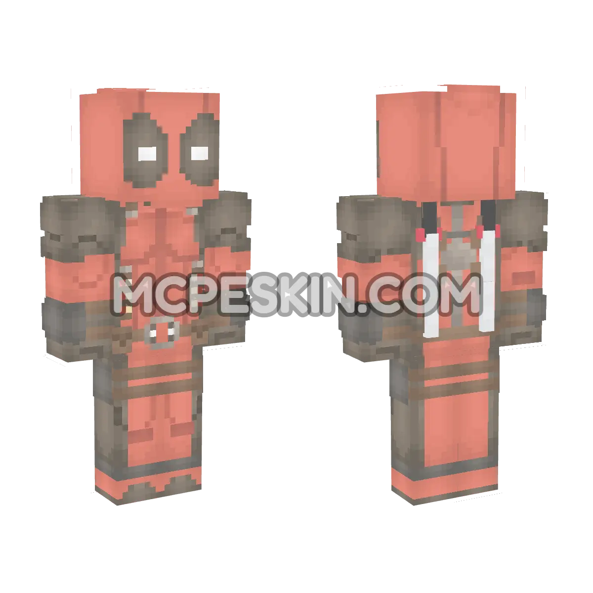 Deadpool 16 4D Minecraft Bedrock skin
