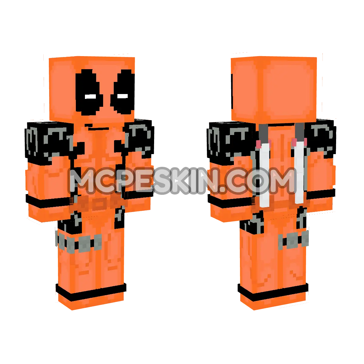 Deadpool 22 4D Minecraft Bedrock skin