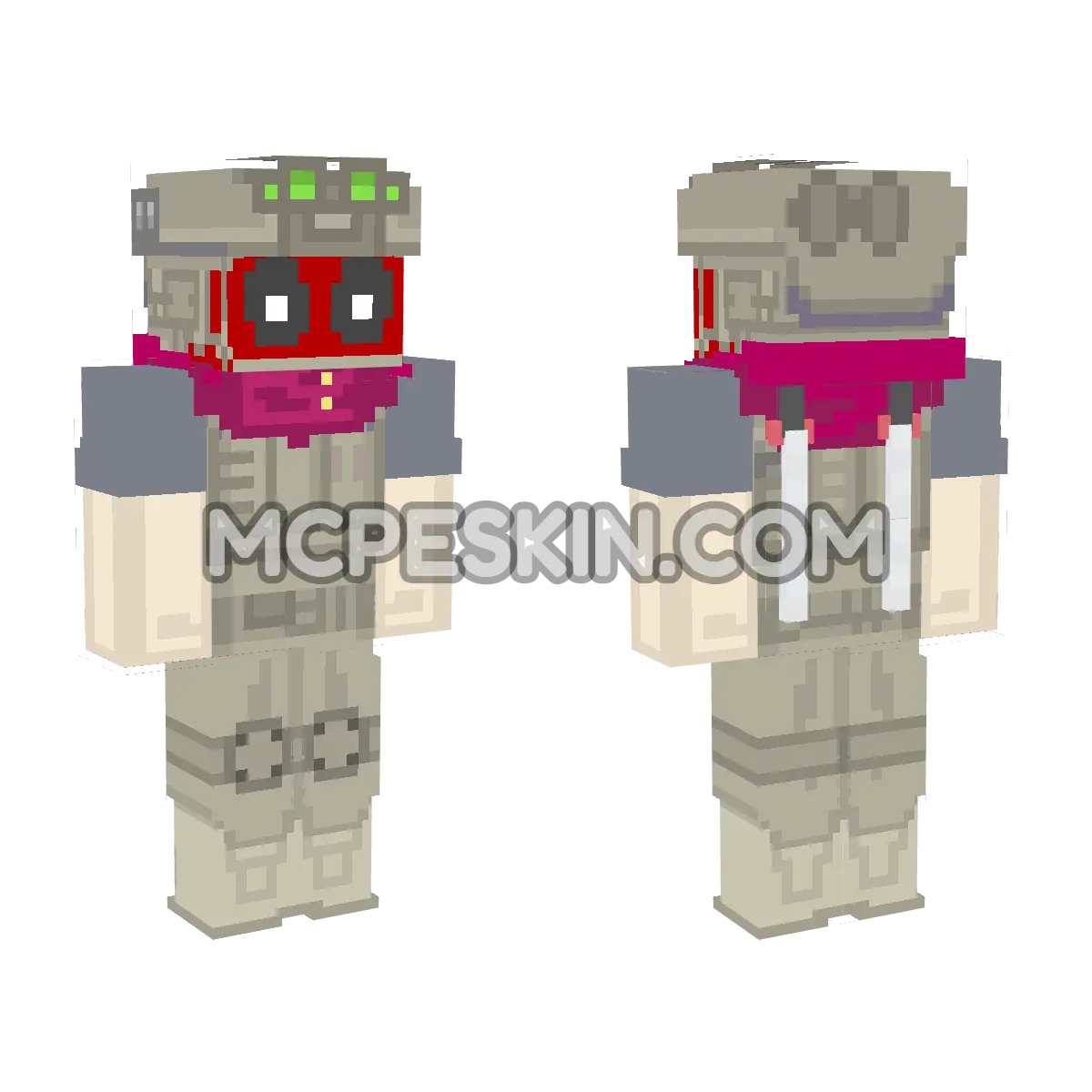 Deadpool Force 4D Minecraft Bedrock skin