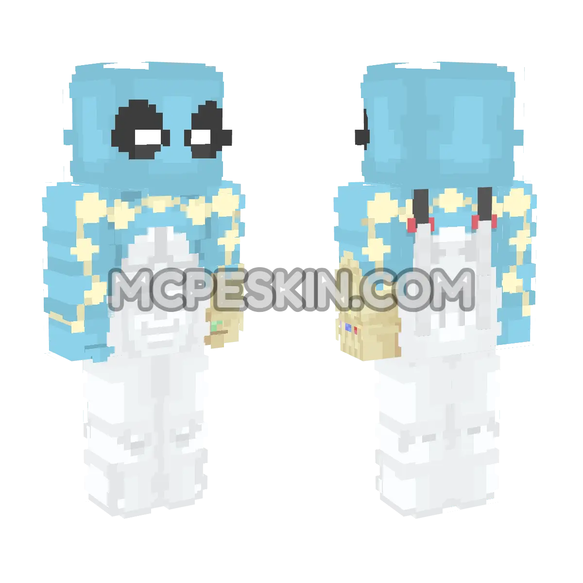 Deadpool Marvel 2 4D Minecraft Bedrock skin