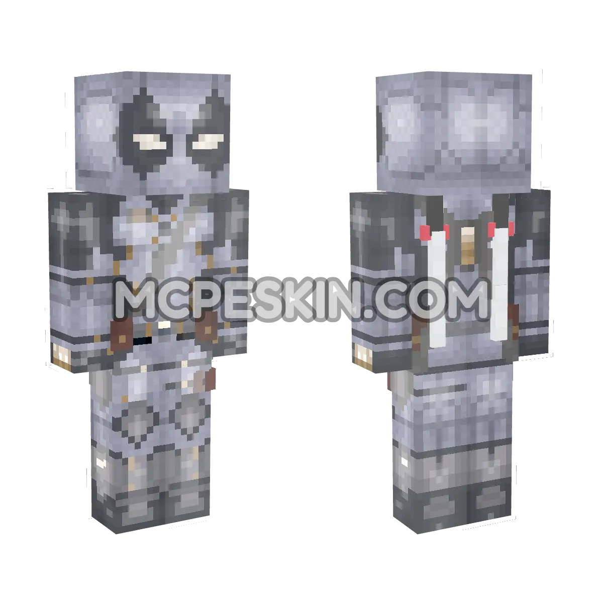 Deadpool Marvel 3 4D Minecraft Bedrock skin