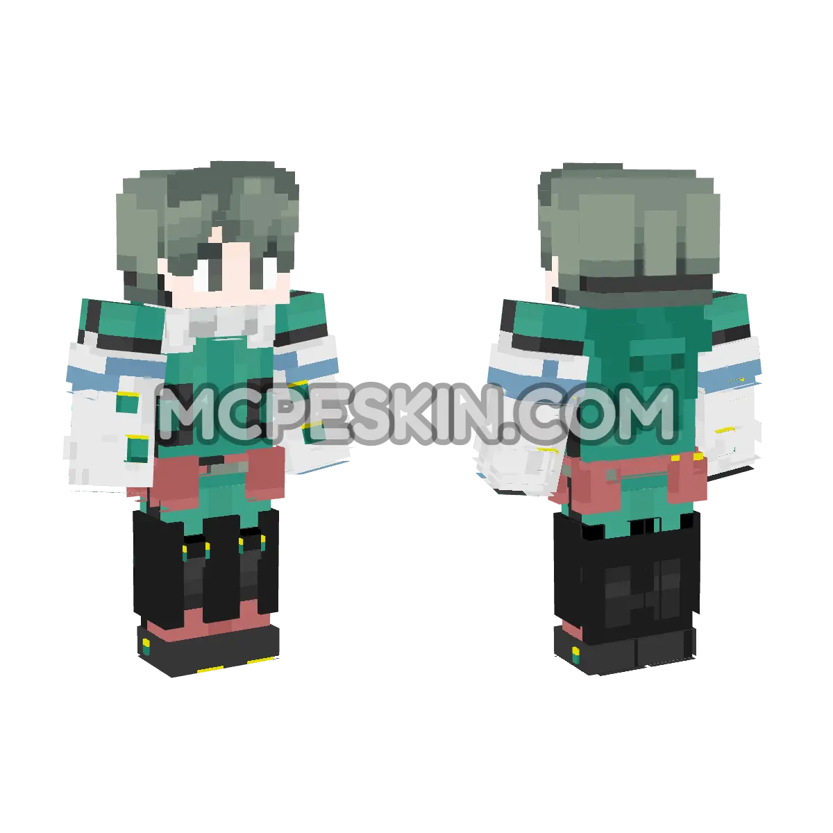 Deku 4D Minecraft Bedrock skin