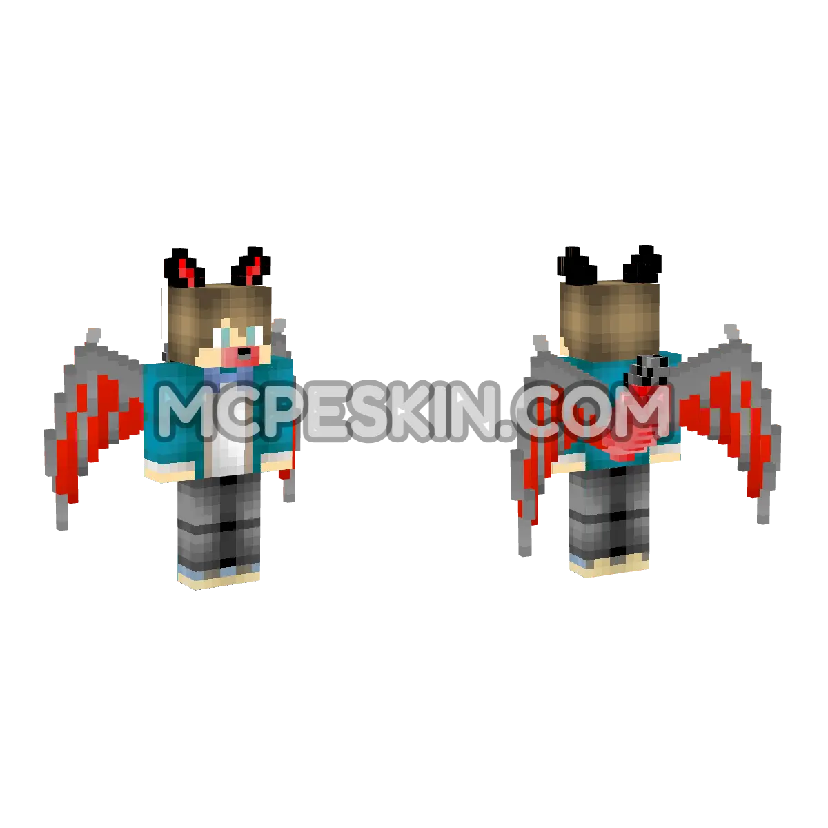 Demo Furro 4D Minecraft Bedrock skin