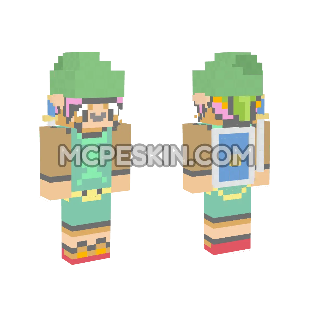 Derp Link 4D Minecraft Bedrock skin
