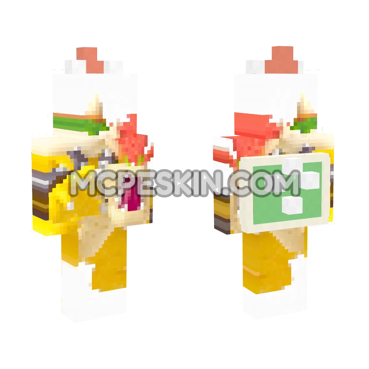 Derpy Bowser 4D Minecraft Bedrock skin