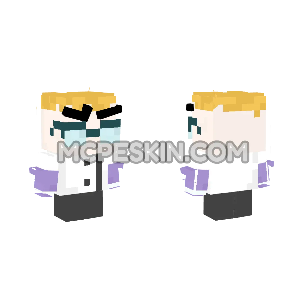 dexter 4D Minecraft Bedrock skin