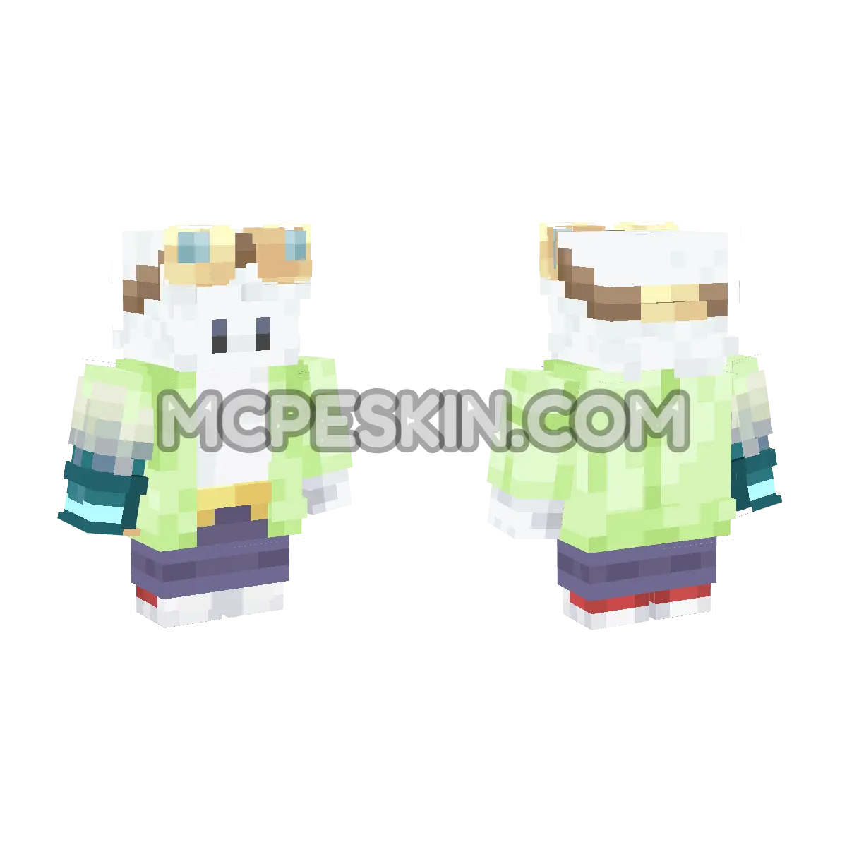 diamondtiktoker 4D Minecraft Bedrock skin