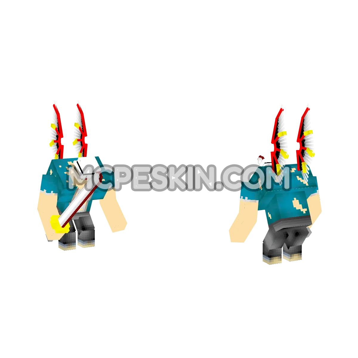 Disimo 4D Minecraft Bedrock skin