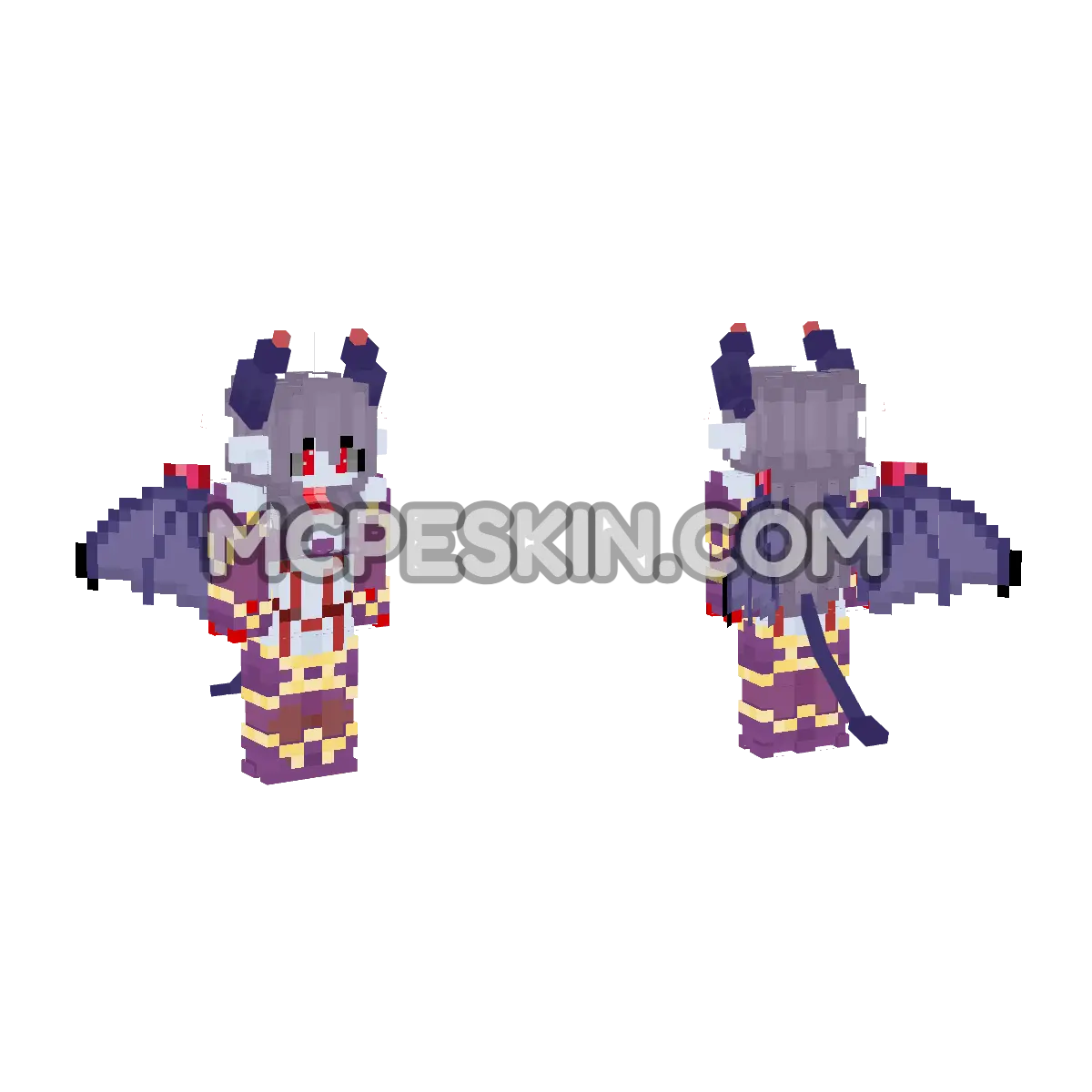 DM1 4D Minecraft Bedrock skin