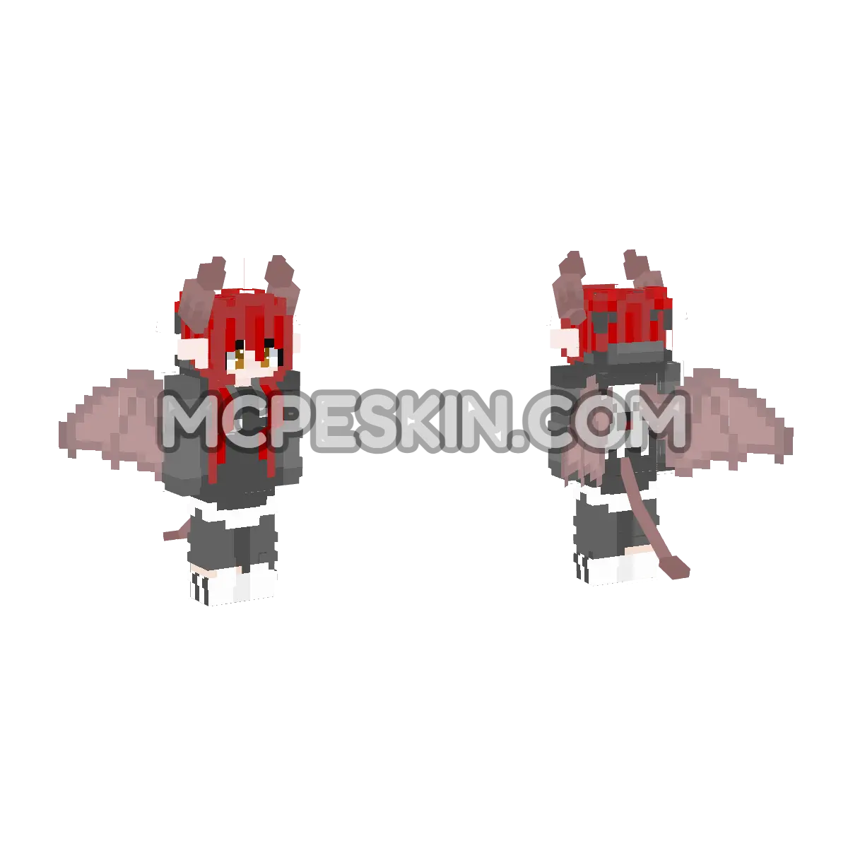 DM10 4D Minecraft Bedrock skin