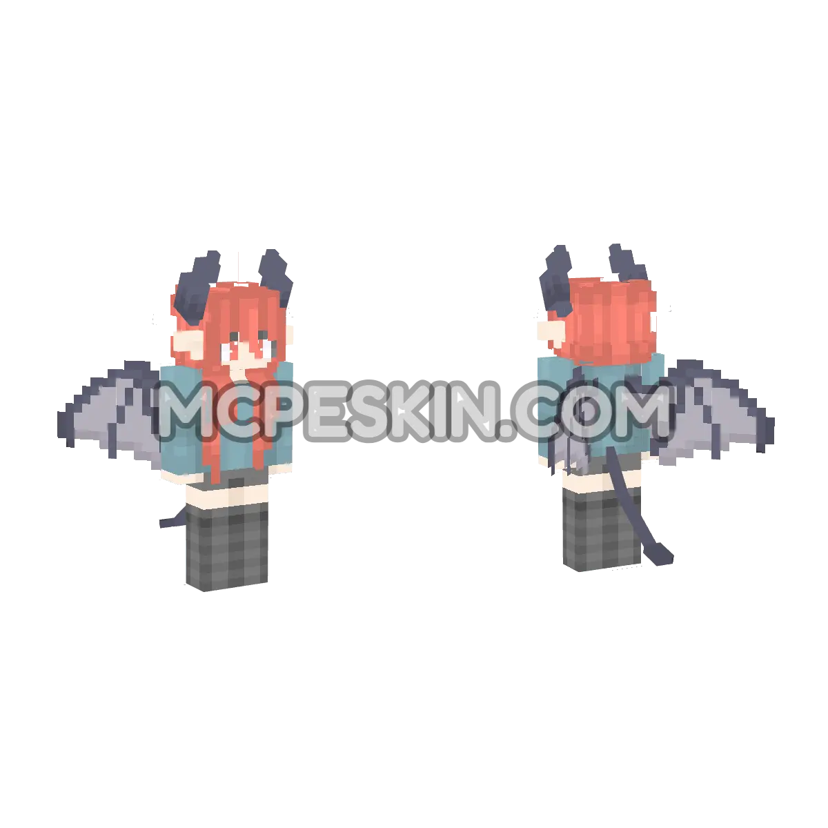 DM2 4D Minecraft Bedrock skin