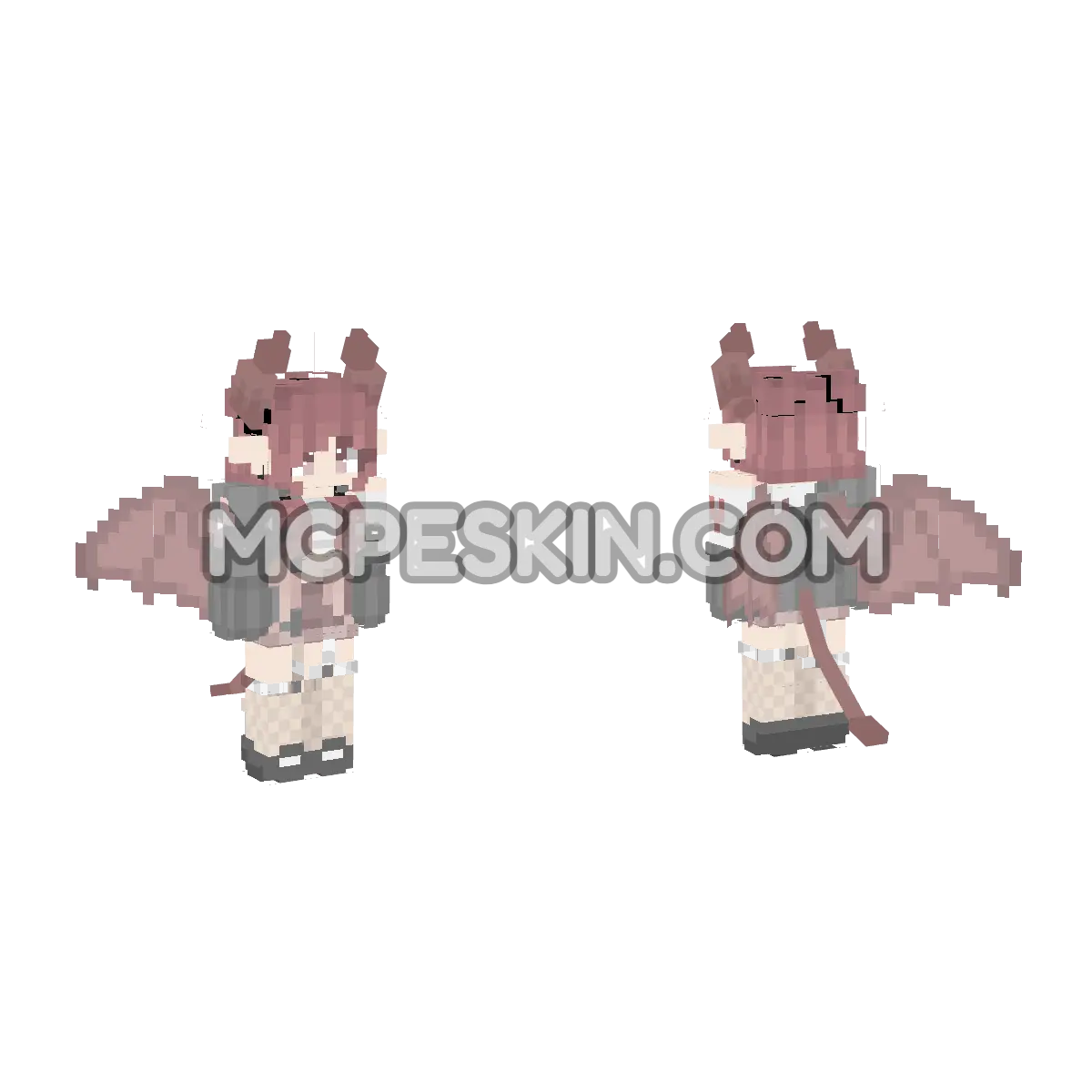 DM3 4D Minecraft Bedrock skin