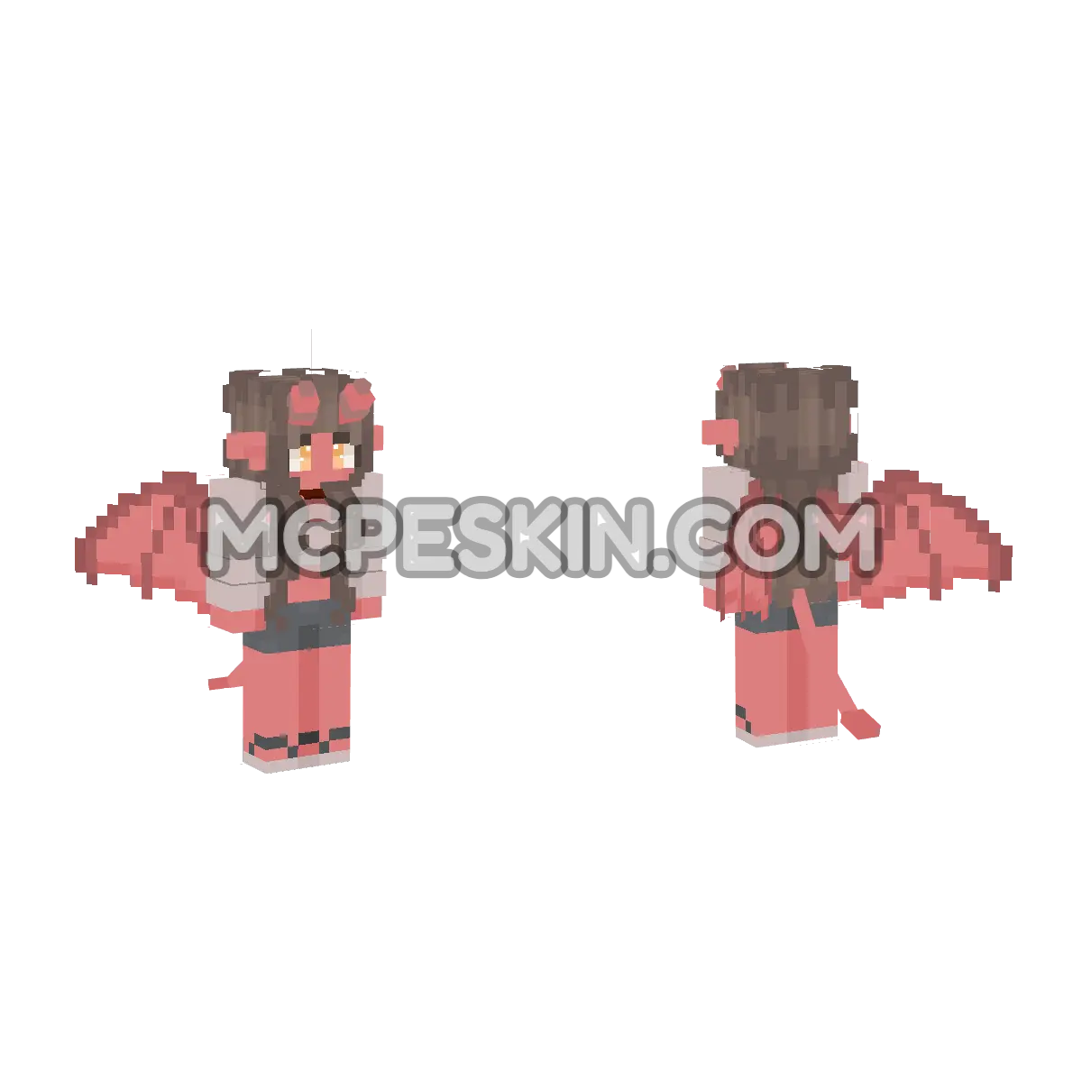 DM4 4D Minecraft Bedrock skin