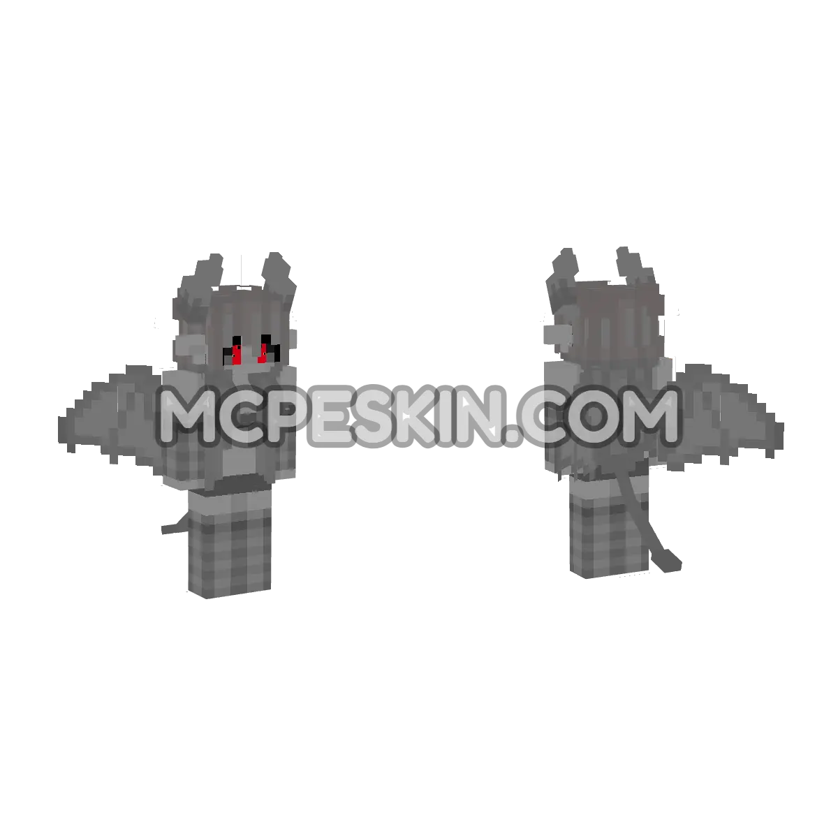 DM5 4D Minecraft Bedrock skin