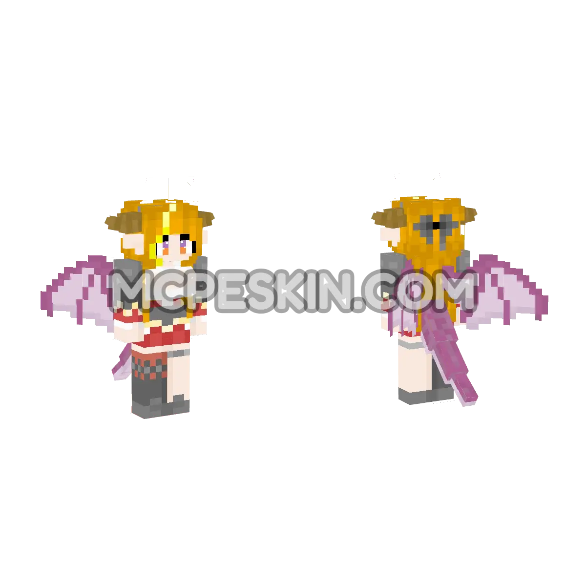 DM9 4D Minecraft Bedrock skin