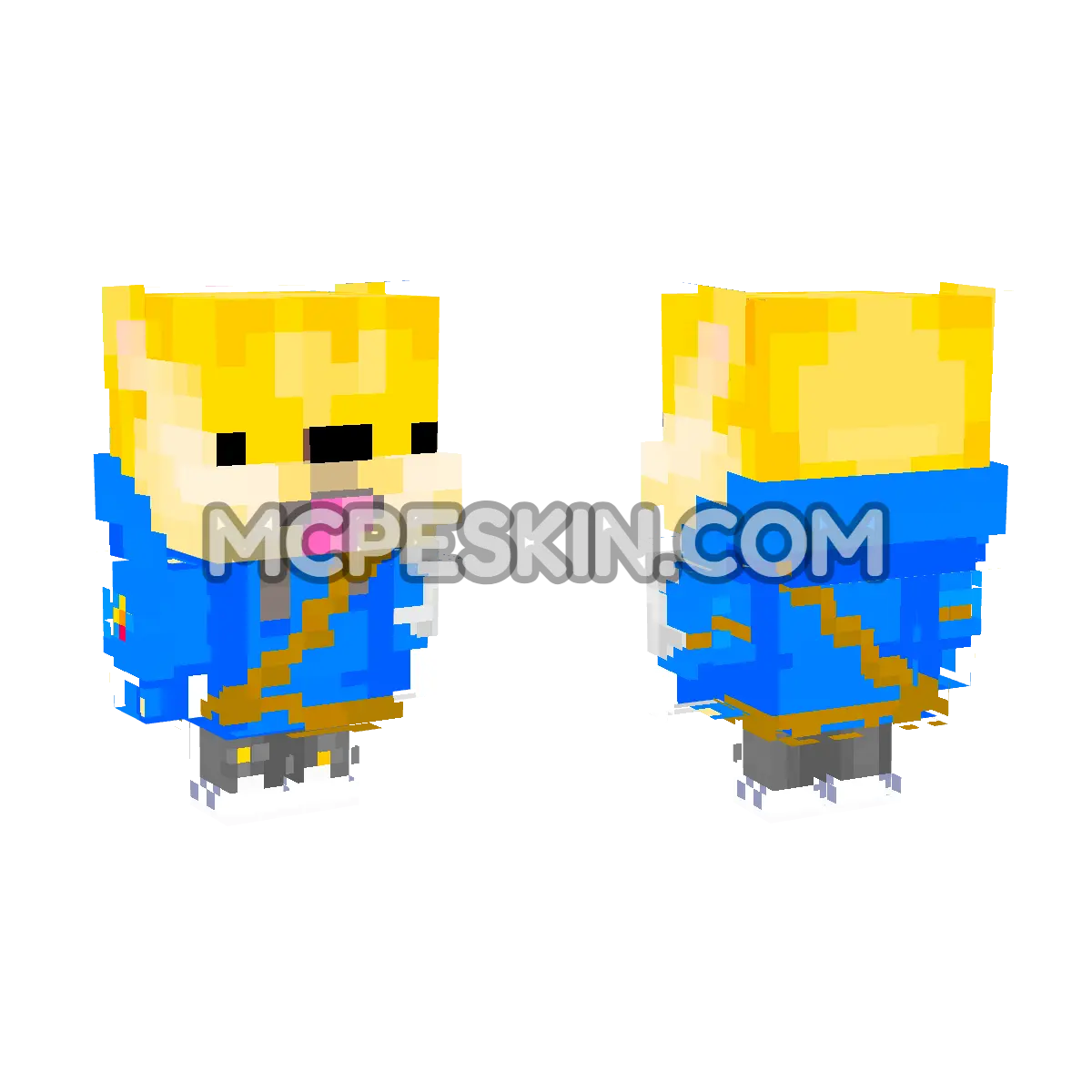doggypro 4D Minecraft Bedrock skin