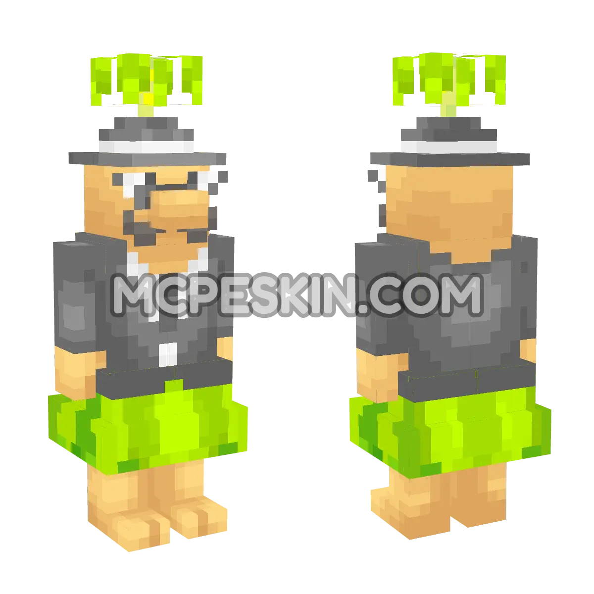Don Pianta 4D Minecraft Bedrock skin
