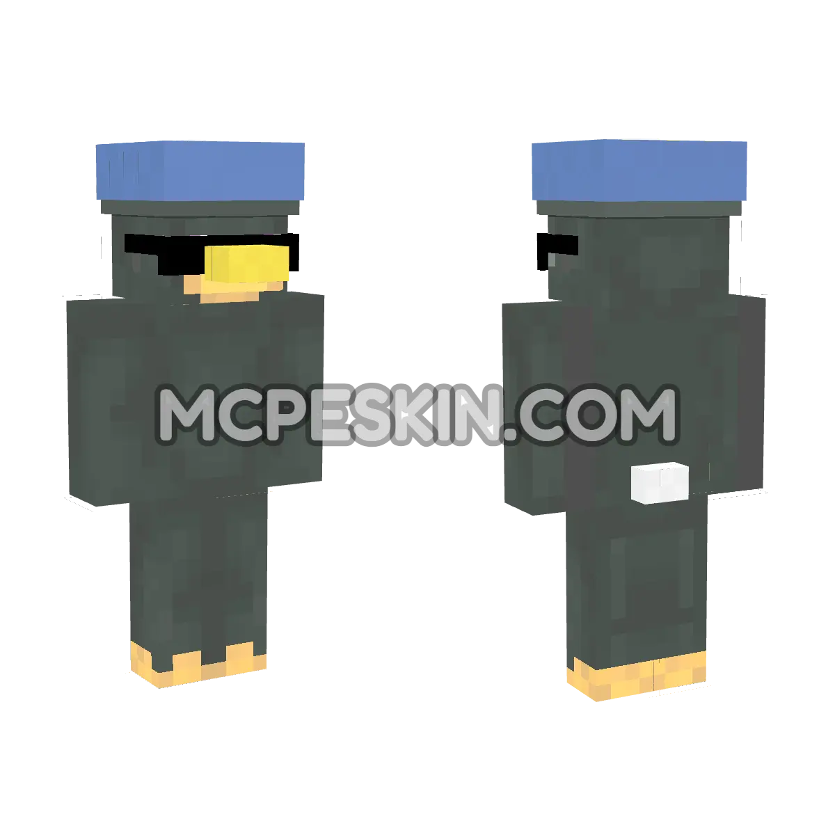 Donald Duck 11 4D Minecraft Bedrock skin