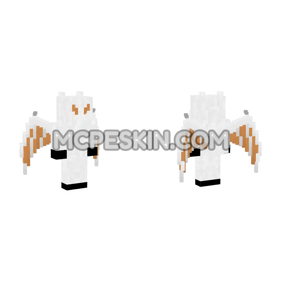 Drago white 4D Minecraft Bedrock skin