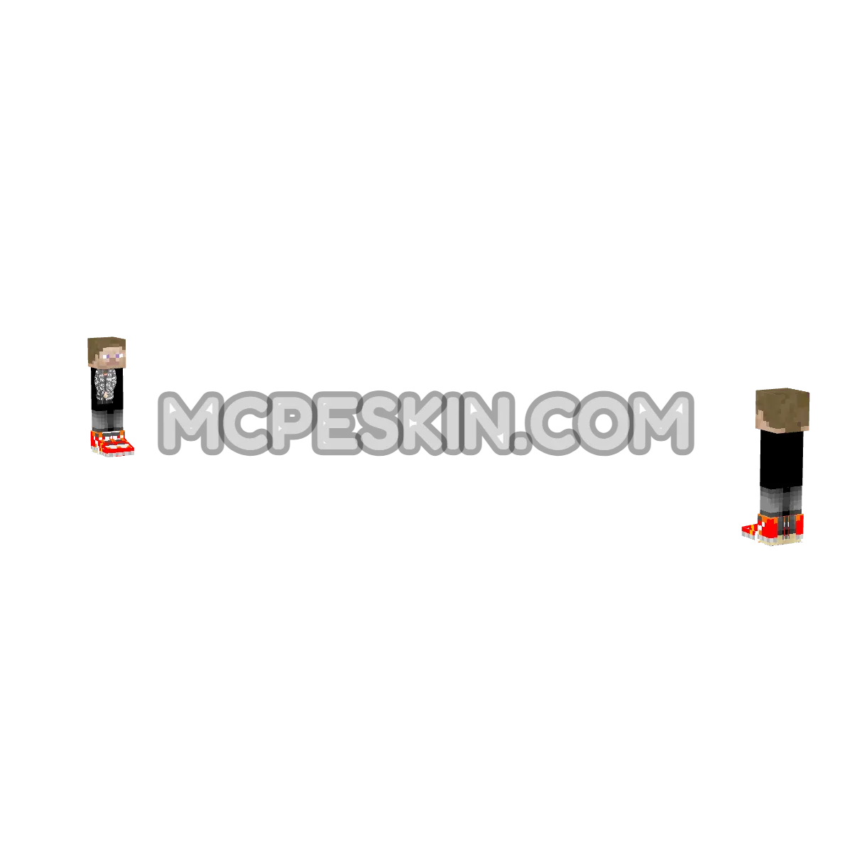 Drip Steve 4D Minecraft Bedrock skin