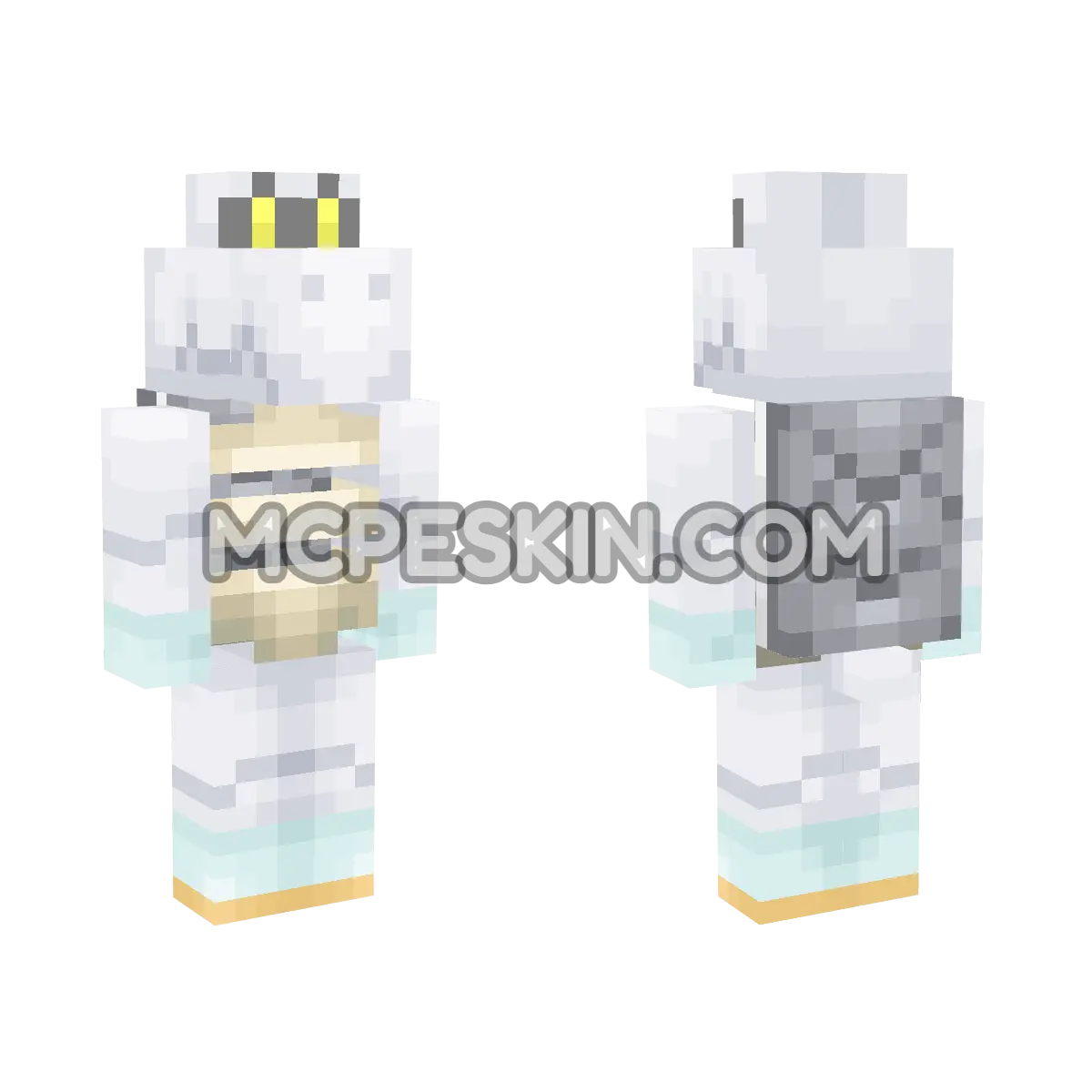 Dry Bones 4D Minecraft Bedrock skin