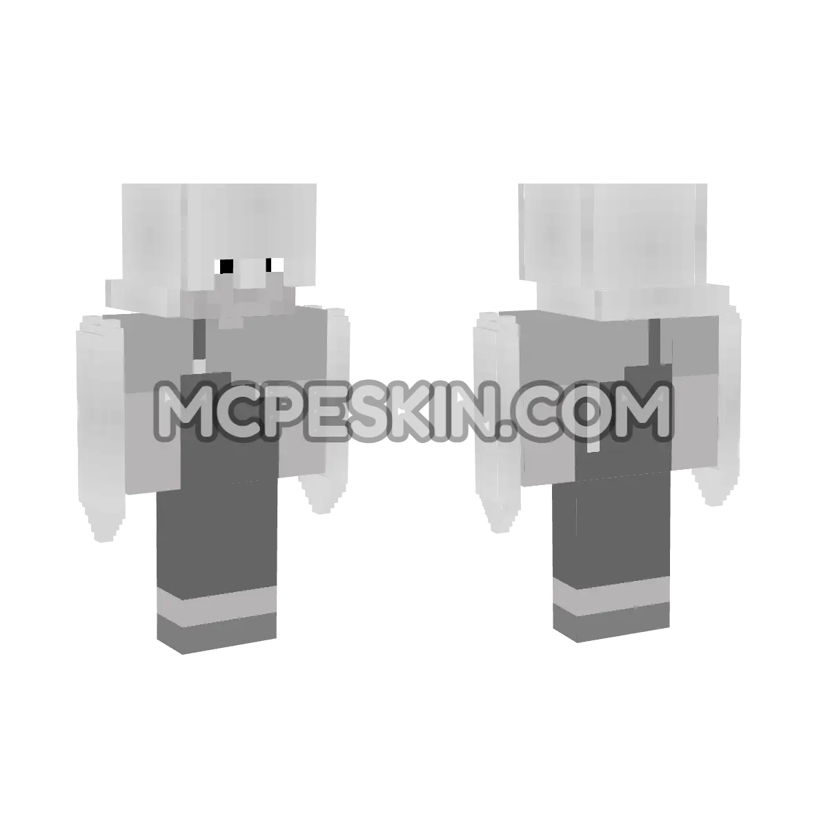 Dummy Sunny with Iron Armor 4D Minecraft Bedrock skin